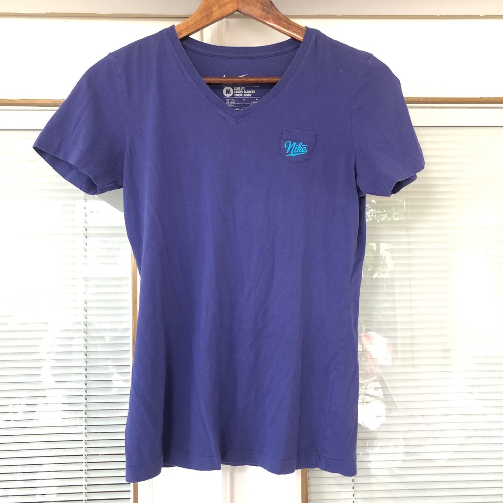 Nike Purple V-Neck